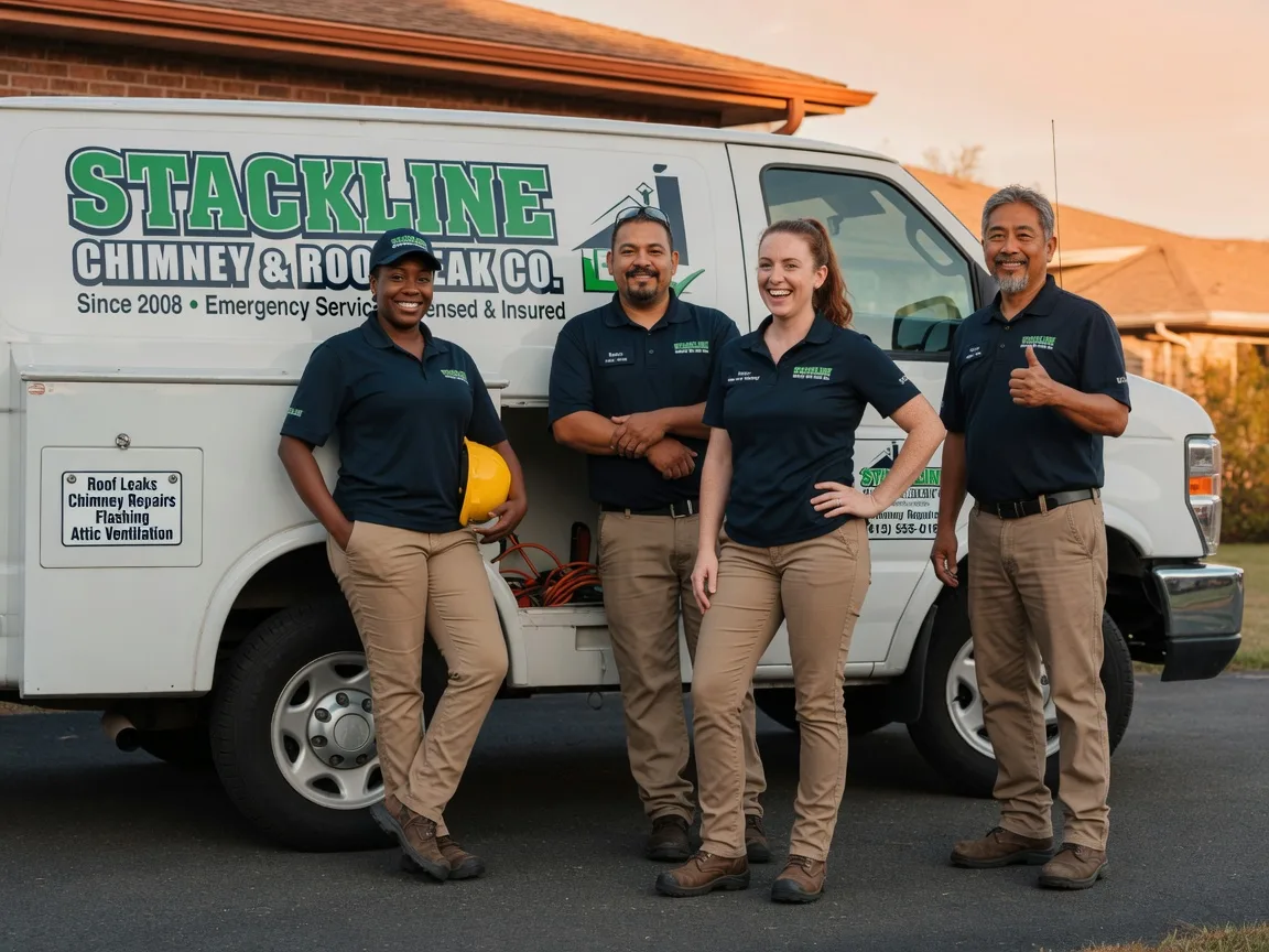 Chimney flashing repair company in Radom, IL
